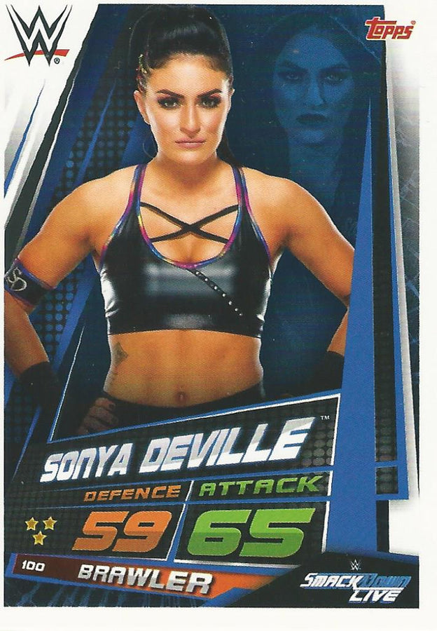 WWE Topps Slam Attax Universe 2019 Sonya Deville #100