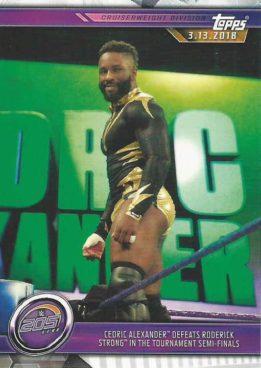 WWE Topps Champions 2019 Cedric Alexander #50