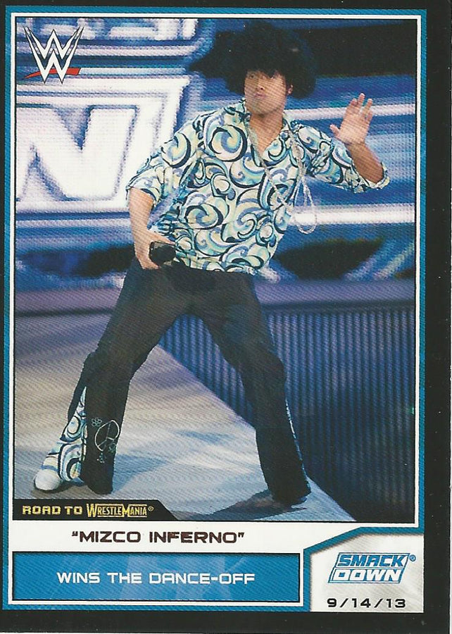 WWE Topps Road to Wrestlemania 2014 The Miz #40