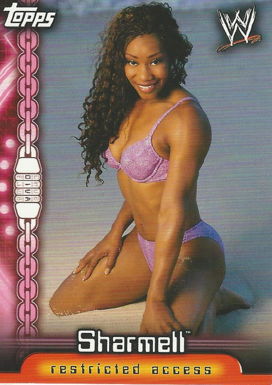 WWE Topps Insider 2006 Sharmell D4 trading card PW Catalog