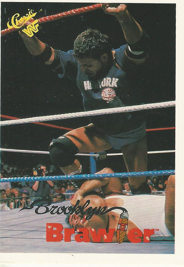 WWF Classic Trading Cards 1990 Brooklyn Brawler #100