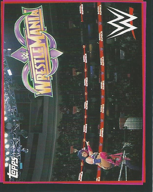 WWE Topps Road to Wrestlemania Stickers 2021 Asuka #100