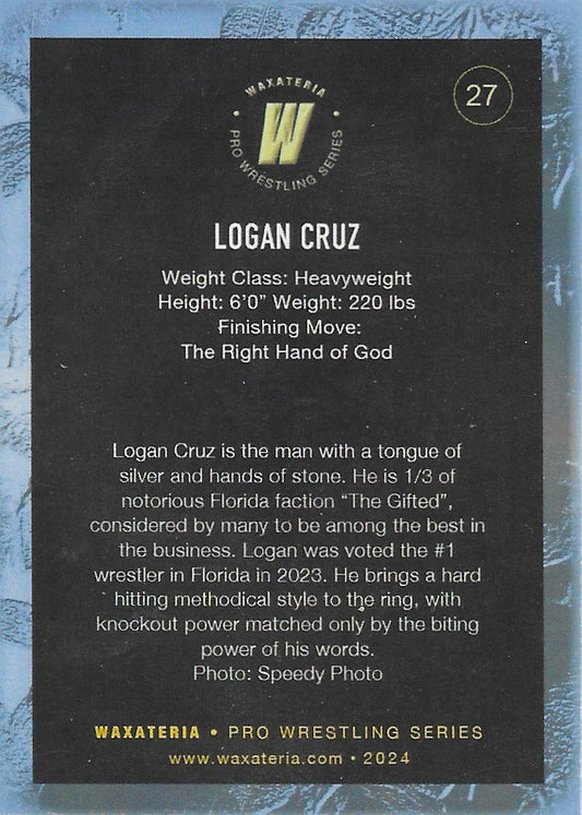 Logan Cruz trading card PW Catalog