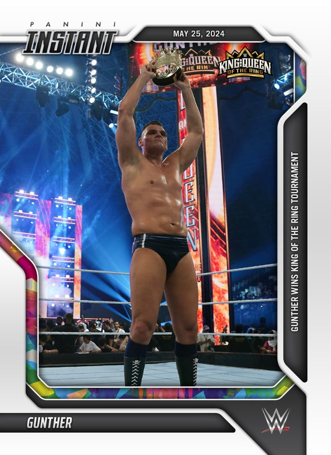 Gunther – Gunther Wins King of the Ring Tournament trading card PW Catalog