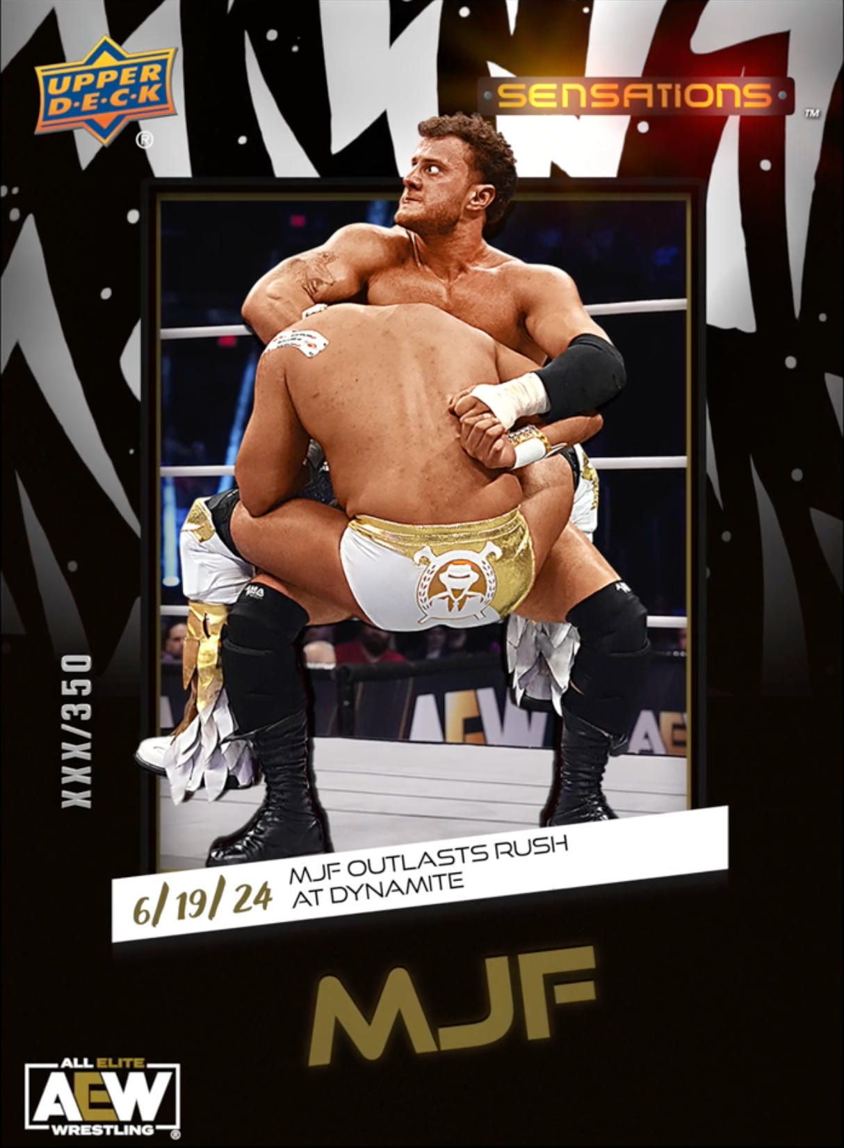 6/19/24 – MJF – MJF Outlasts Rush at Dynamite trading card PW Catalog