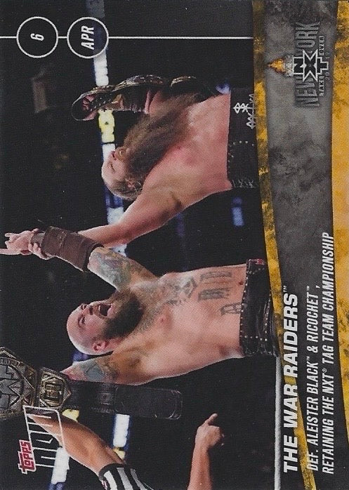 The War Raiders DEF. Aleister Black & Ricochet, Retaining the NXT TAG Team Championship