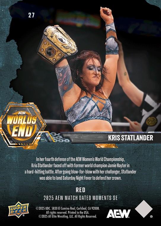 Kris Statlander – Kris Statlander Faces OFF With Former Champion Jamie Hayter in Defense of the AEW Women’s World Championship