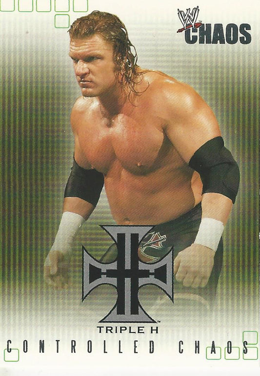 WWE Fleer Chaos 2004 Triple H CC 3 of 15 trading card PW Catalog