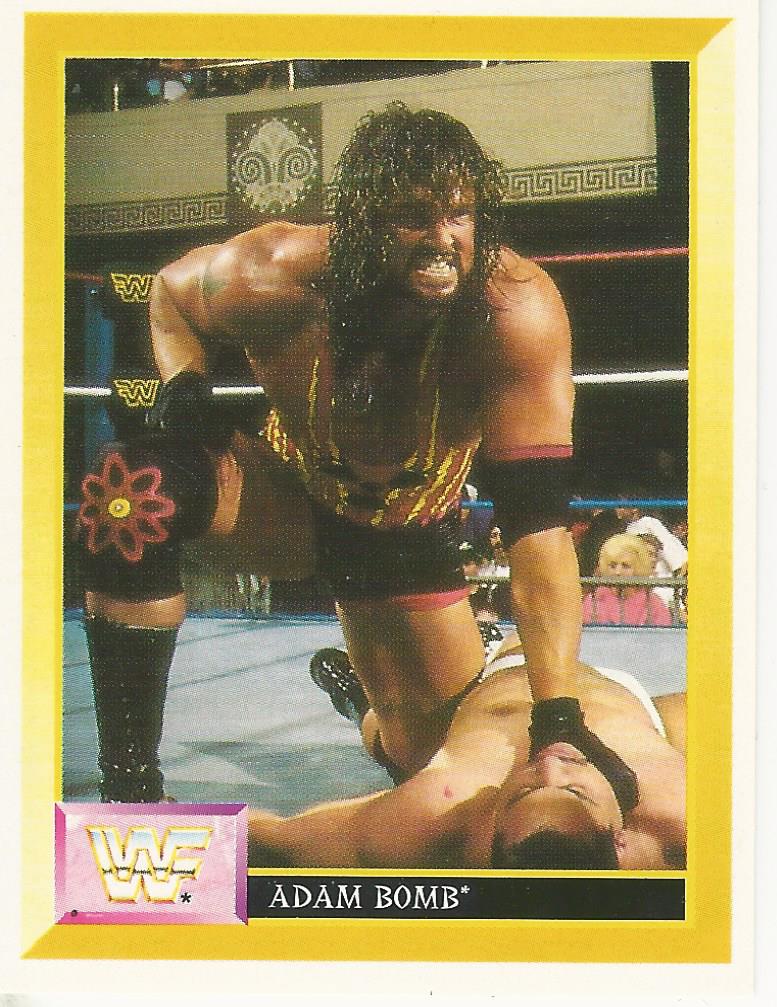 WWF Merlin Sticker 1994 Adam Bomb #101