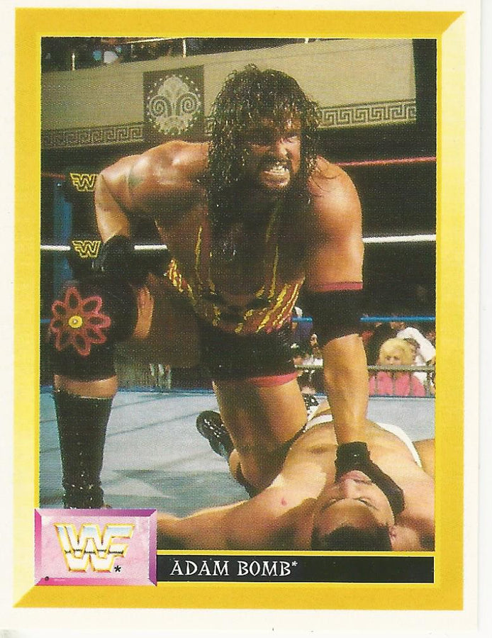 WWF Merlin Sticker 1994 Adam Bomb #101
