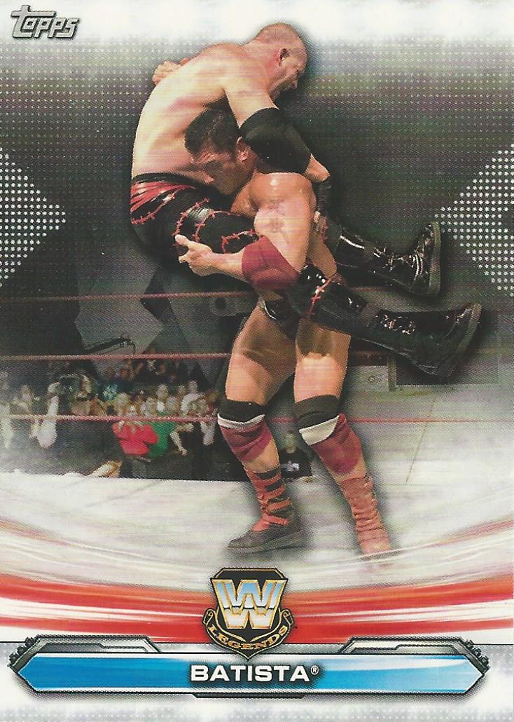 WWE Topps Raw 2019 Batista LR-1 trading card PW Catalog