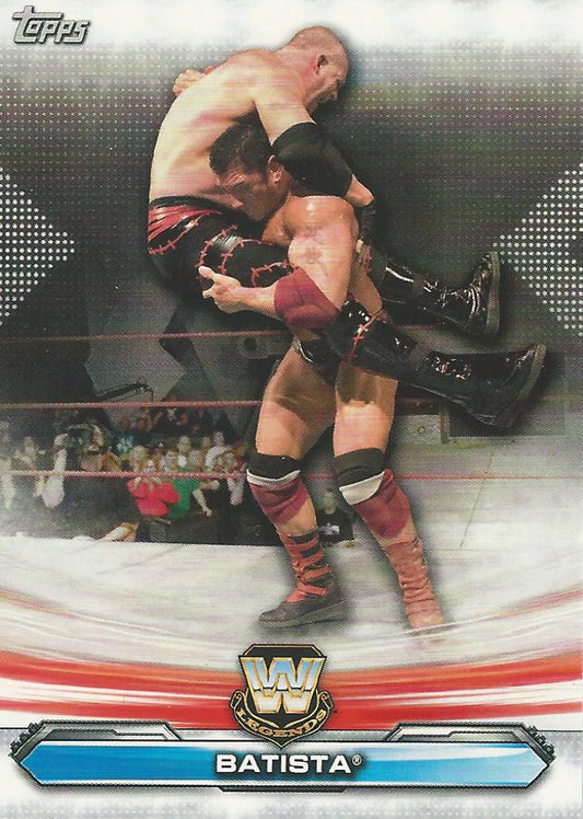 WWE Topps Raw 2019 Batista LR-1 trading card PW Catalog