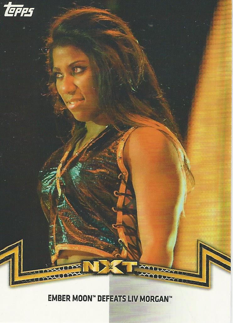 WWE Topps Women Division 2018 Ember Moon NXT-1 trading card PW Catalog