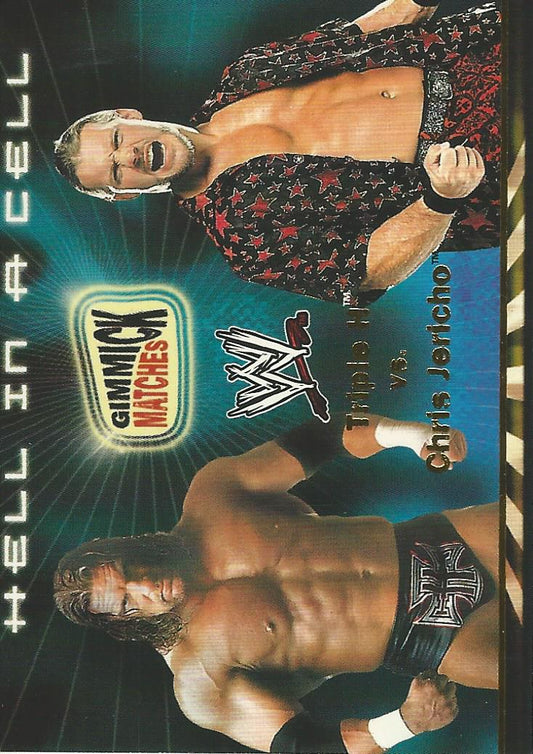 WWE Fleer Royal Rumble 2002 Triple H vs Chris Jericho GM1 trading card PW Catalog