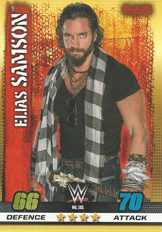 WWE Topps Slam Attax 10th Edition 2017 Elias Samson #101