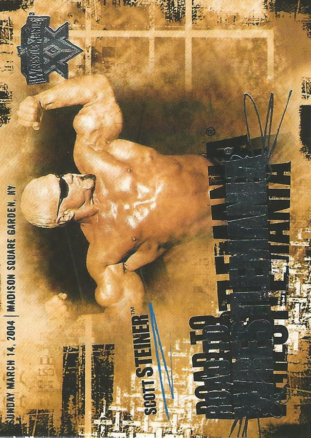 WWE Fleer Wrestlemania XX 2004 Scott Steiner RW 6 of 10 trading card PW Catalog
