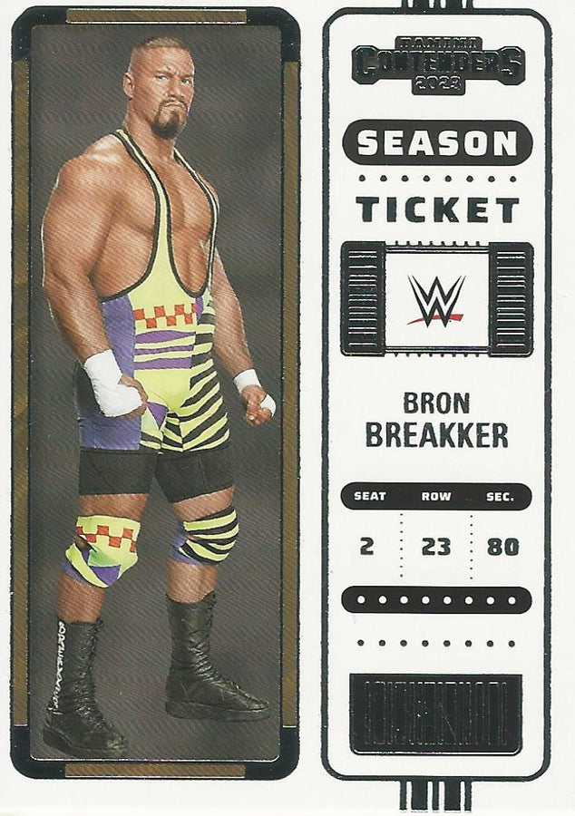 WWE Panini Chronicles 2023 Bron Breakker #101