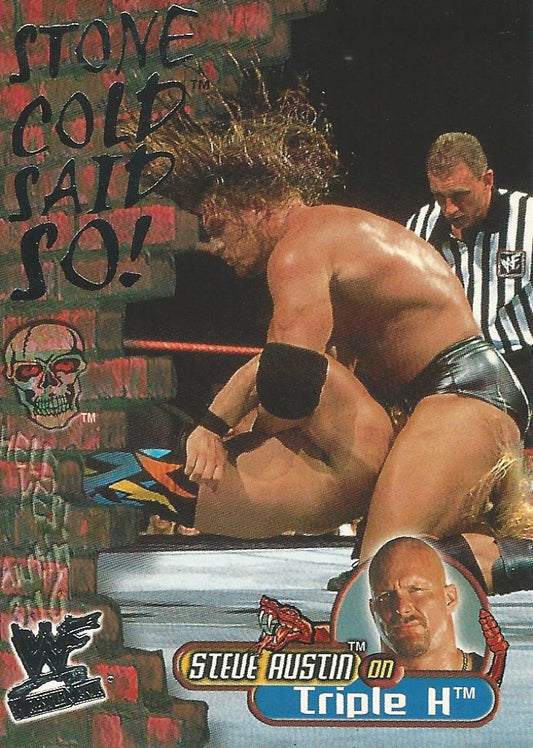WWF Fleer Wrestlemania 2001 Triple H 6 of 15 SC trading card PW Catalog