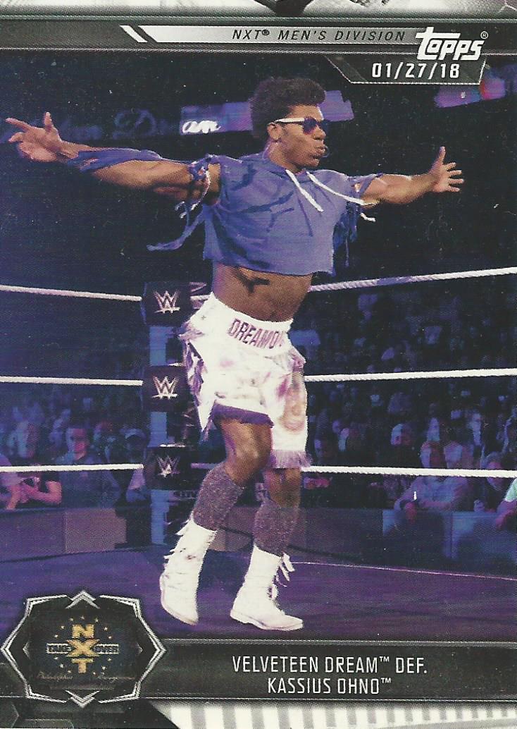 WWE Topps NXT 2019 Velveteen Dream #1