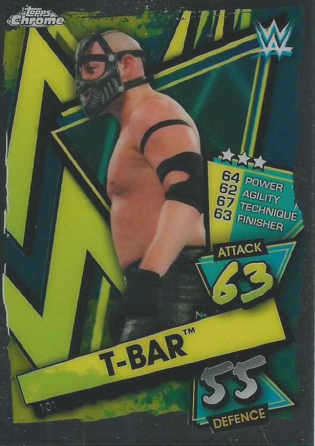 WWE Topps Slam Attax Chrome 2021 T-Bar #101