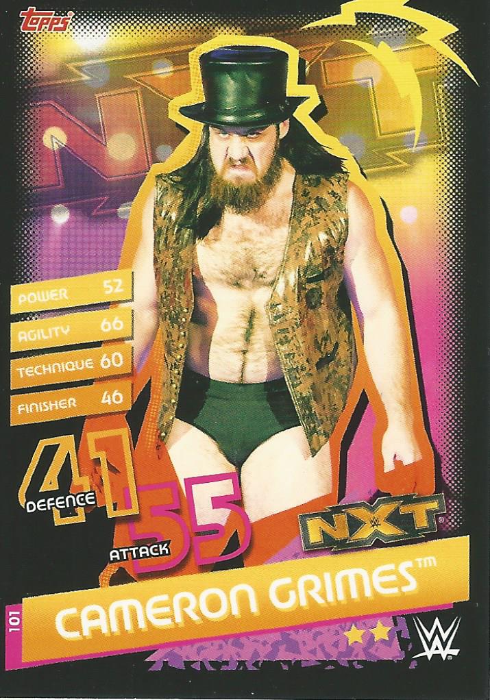 WWE Topps Slam Attax Reloaded 2020 Cameron Grimes #101 NXT