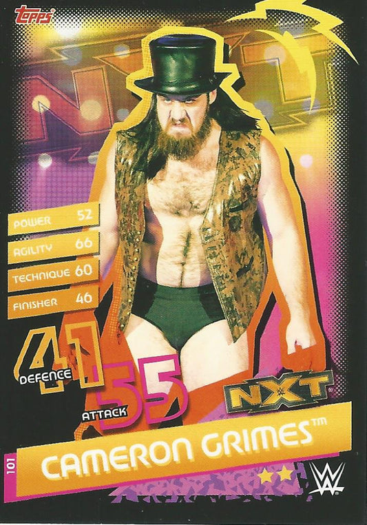 WWE Topps Slam Attax Reloaded 2020 Cameron Grimes #101 NXT