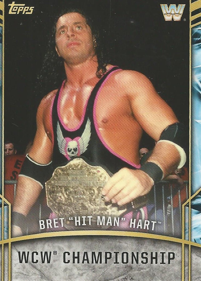 WWE Topps Legends 2017 Bret Hitman Hart RC-1 trading card PW Catalog