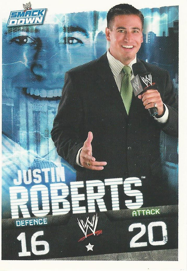 WWE Topps Slam Attax Evolution 2010 Justin Roberts #101