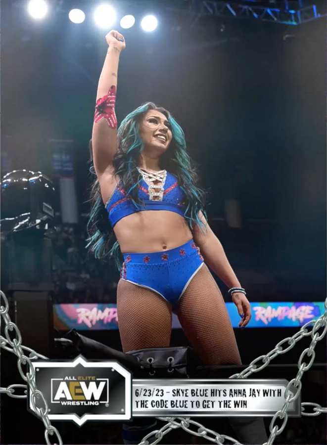 6/23/23 – Skye Blue – Skye Blue Hits Anna JAY With the Code Blue to Get the Win