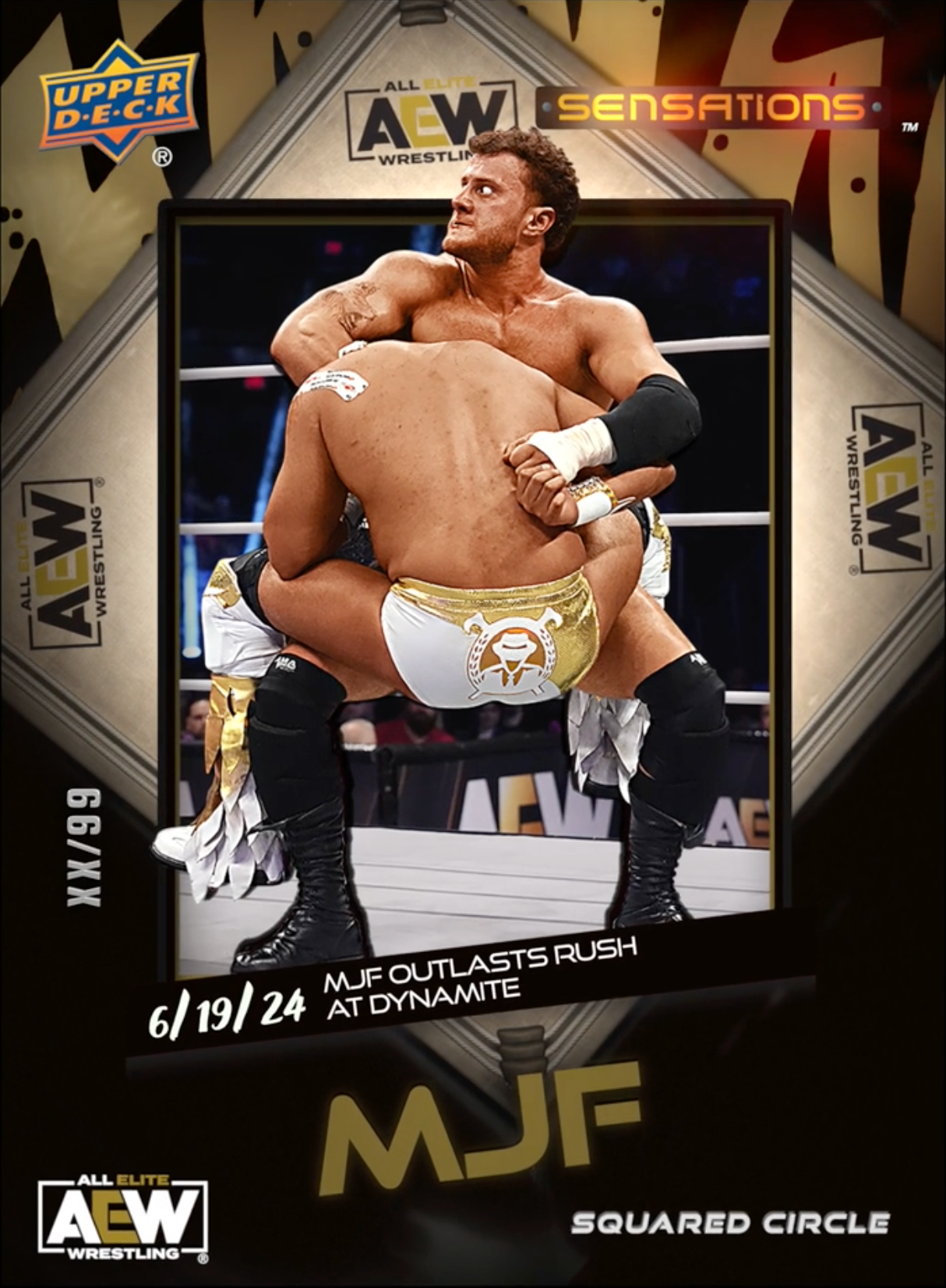 6/19/24 – MJF – MJF Outlasts Rush at Dynamite trading card PW Catalog