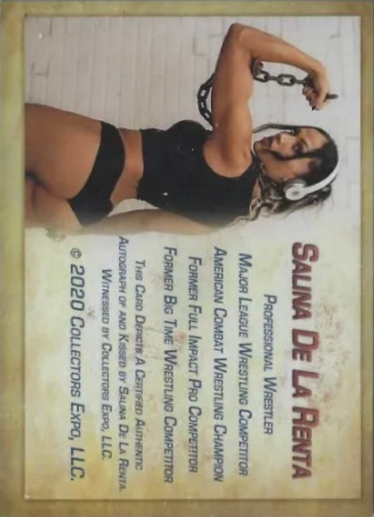 Salina de la Renta trading card PW Catalog