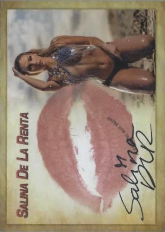Salina de la Renta trading card PW Catalog