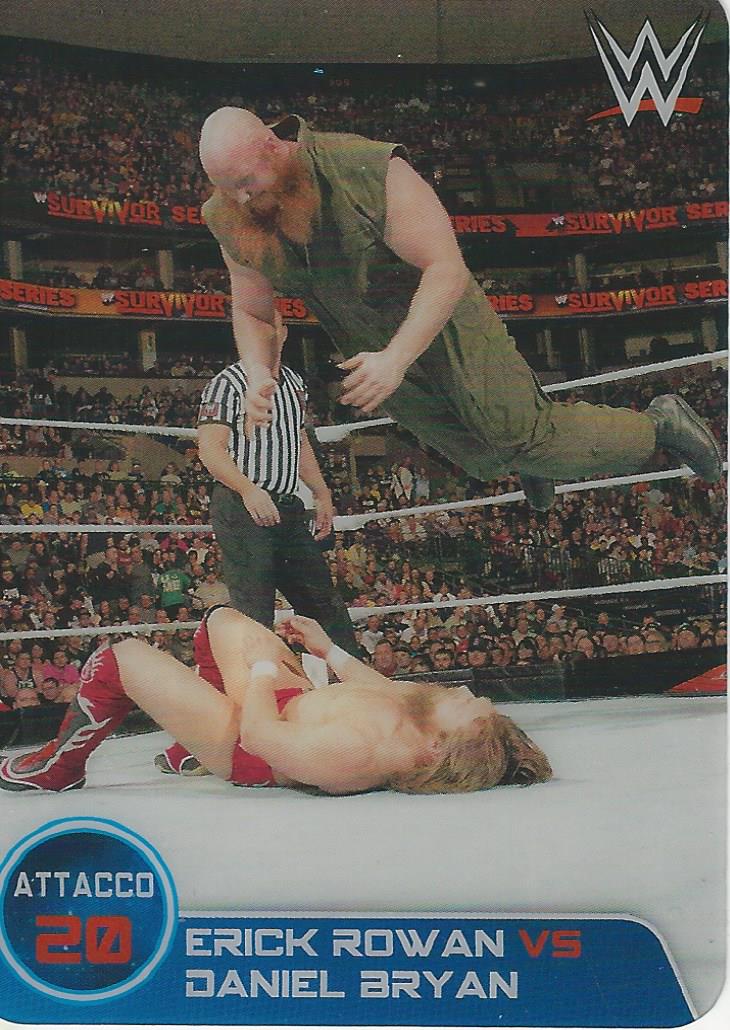 WWE Edibas Lamincards 2014 Erick Rowan #128