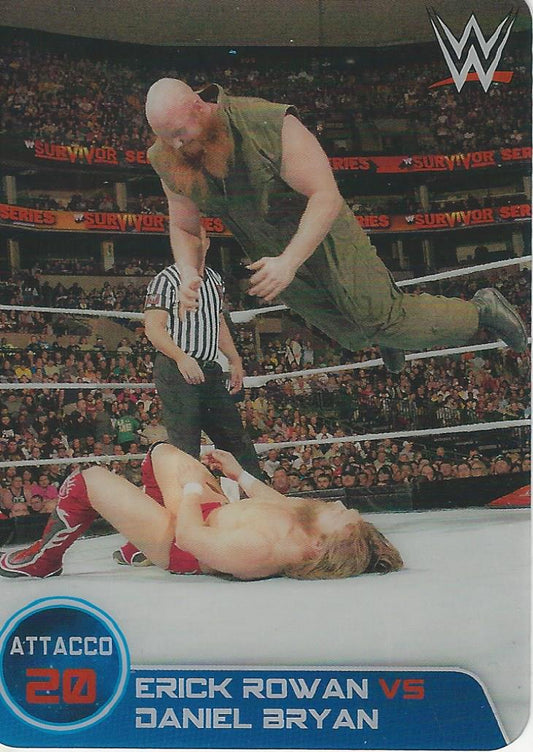 WWE Edibas Lamincards 2014 Erick Rowan #128