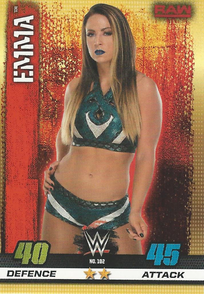 WWE Topps Slam Attax 10th Edition 2017 Emma #102
