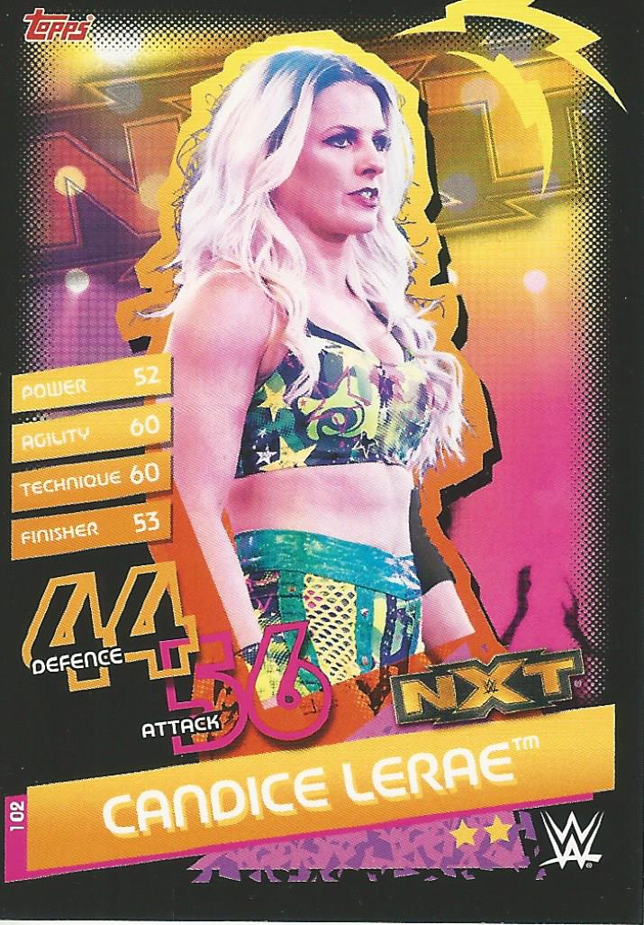 WWE Topps Slam Attax Reloaded 2020 Candice Lerae #102 NXT
