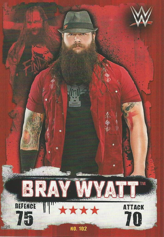 WWE Topps Slam Attax Takeover 2016 Bray Wyatt #102