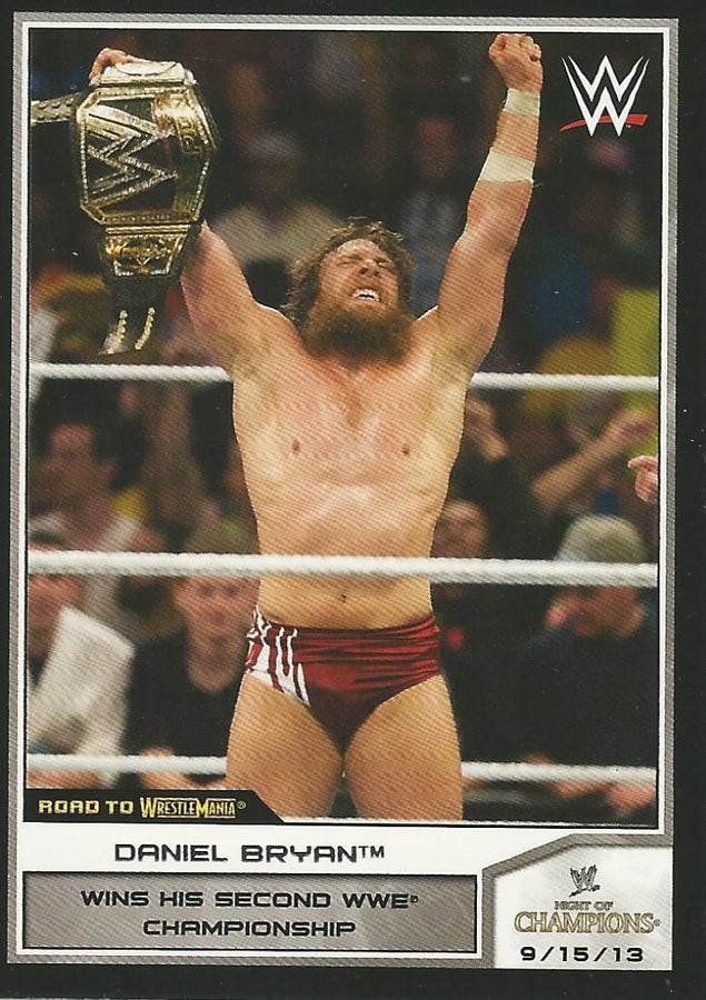 WWE Topps Road to Wrestlemania 2014 Daniel Bryan #42
