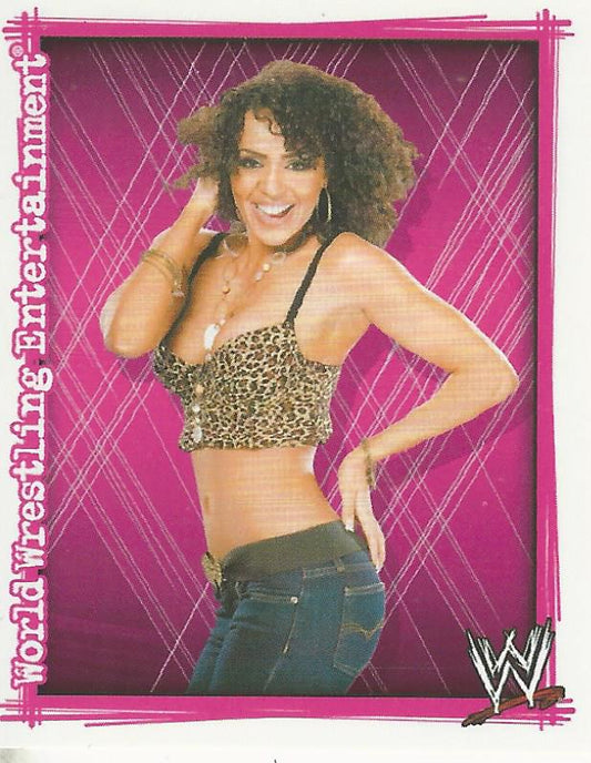 WWE Topps Superstars Uncovered 2007 Sticker Layla #102