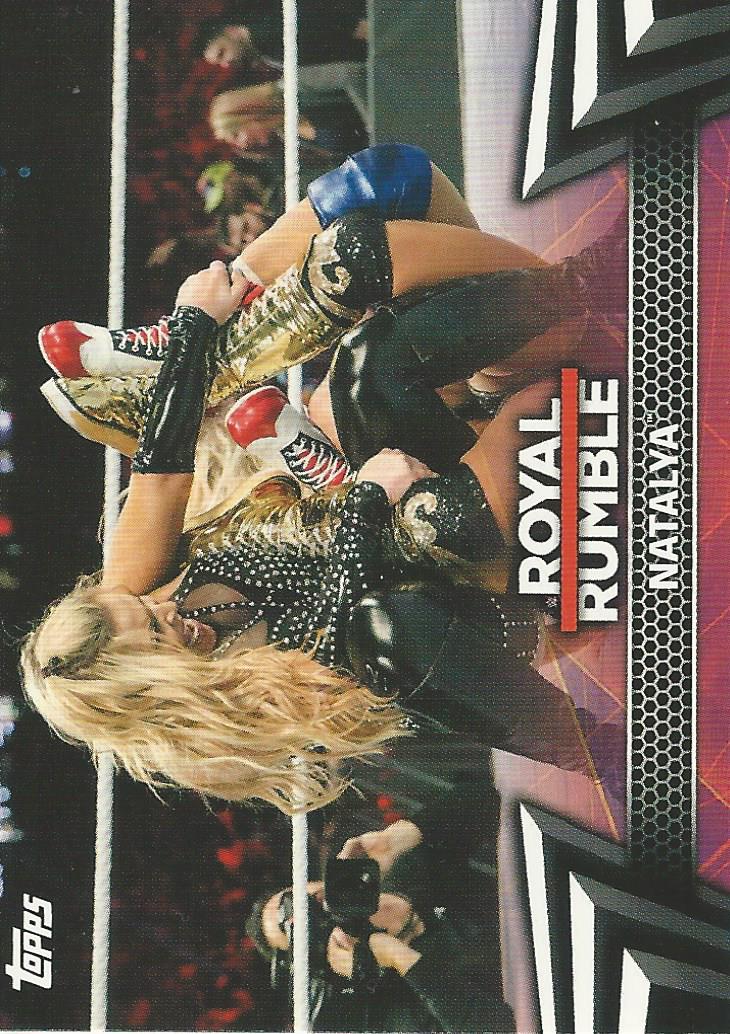 WWE Topps Women Division 2019 Natalya RR2 trading card PW Catalog