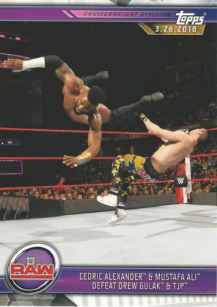 WWE Topps Champions 2019 Cedric Alexander #52