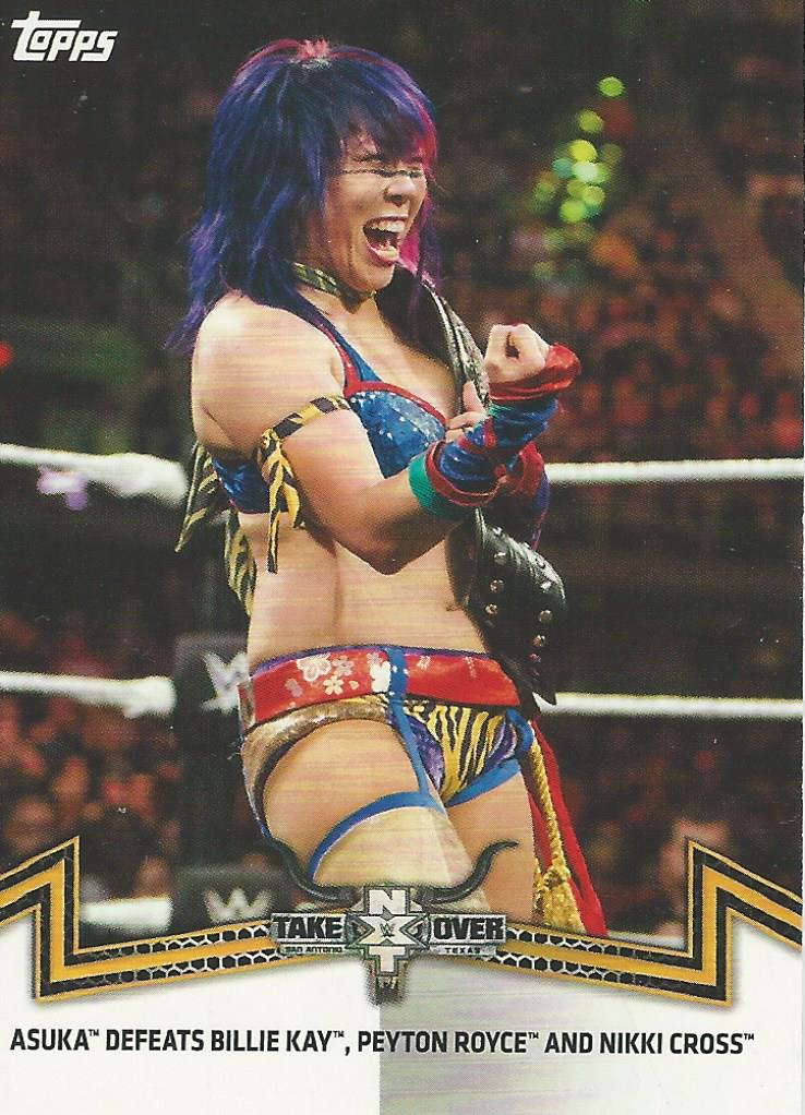 WWE Topps Women Division 2018 Asuka NXT-2 trading card PW Catalog