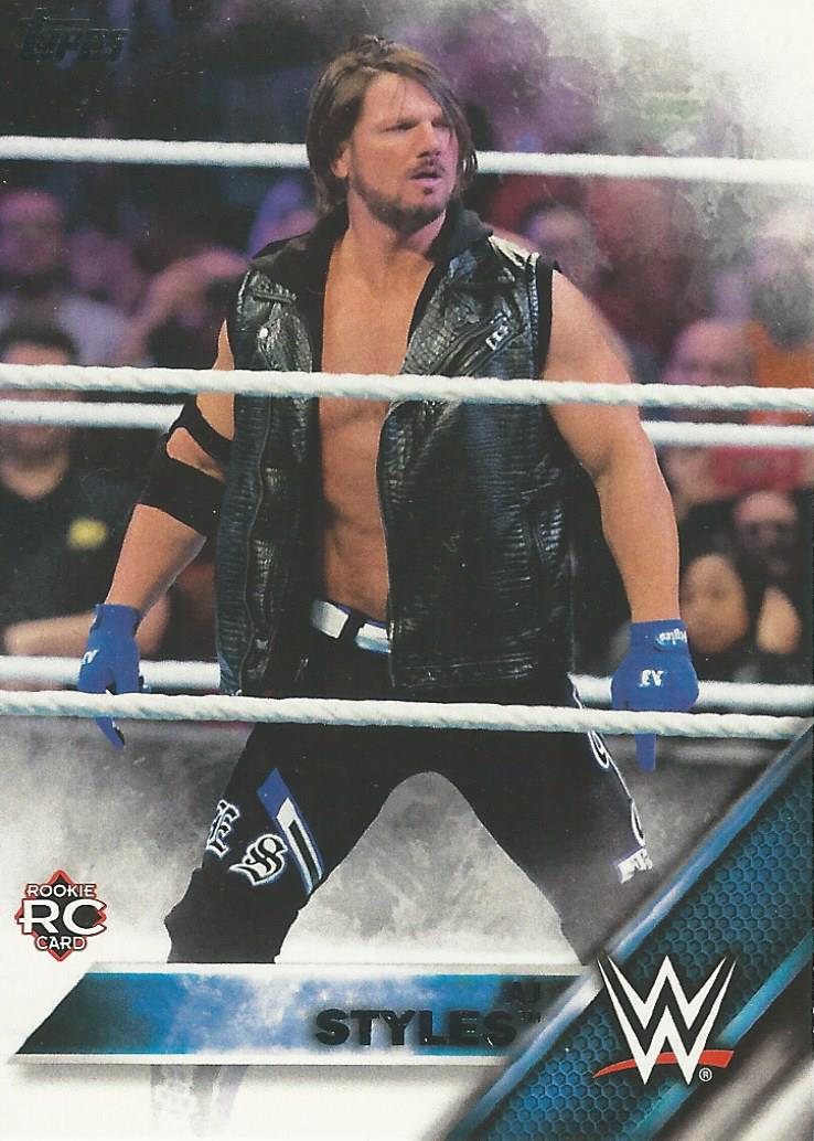 WWE Topps Then Now Forever 2016 AJ Styles #102