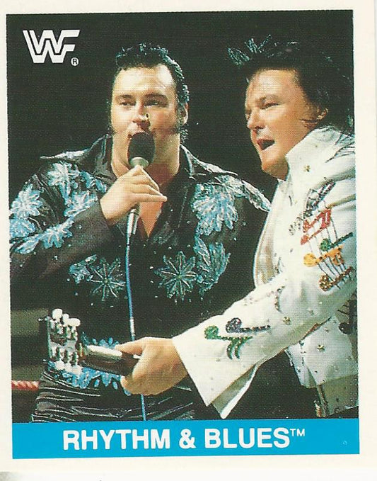 WWF Merlin Sticker Collection 1990 Rhythm and Blues #102