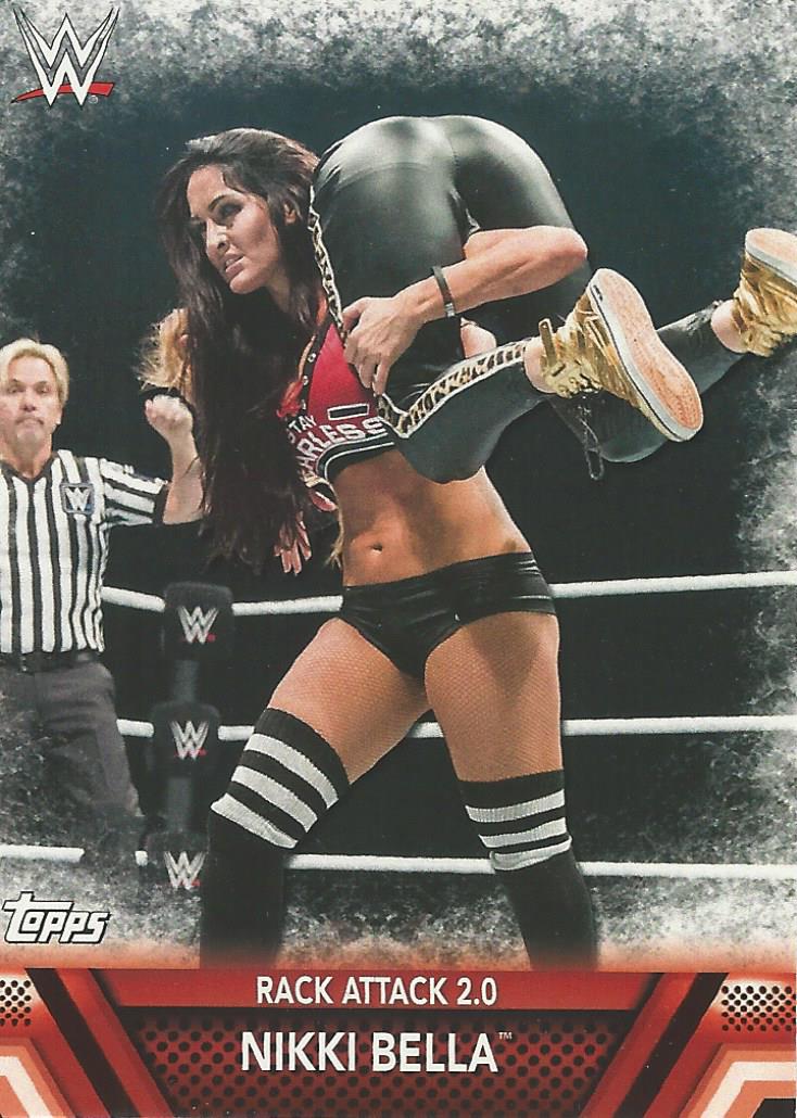 WWE Topps Women Division 2017 Nikki Bella F2 trading card PW Catalog