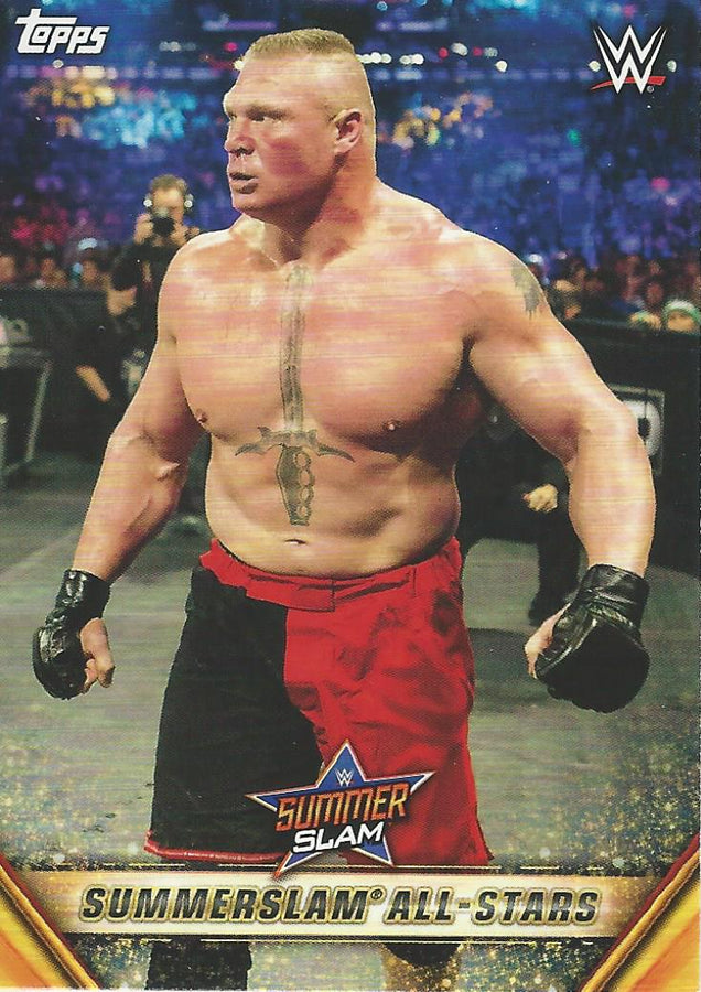 WWE Topps Summerslam 2019 Brock Lesnar MSS-2 trading card PW Catalog