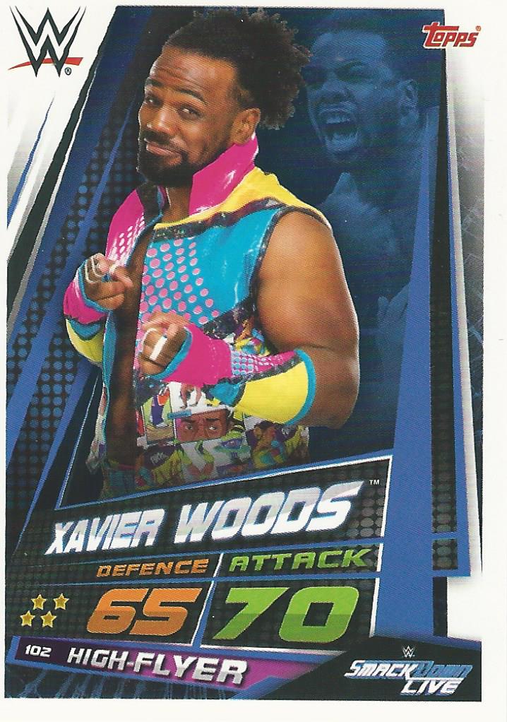 WWE Topps Slam Attax Universe 2019 Xavier Woods #102