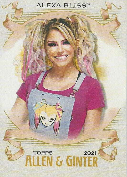 WWE Topps Heritage 2021 Alexa Bliss AG-2 trading card PW Catalog