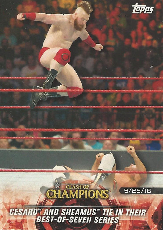 WWE Topps Road to Wrestlemania 2018 Sheamus #2