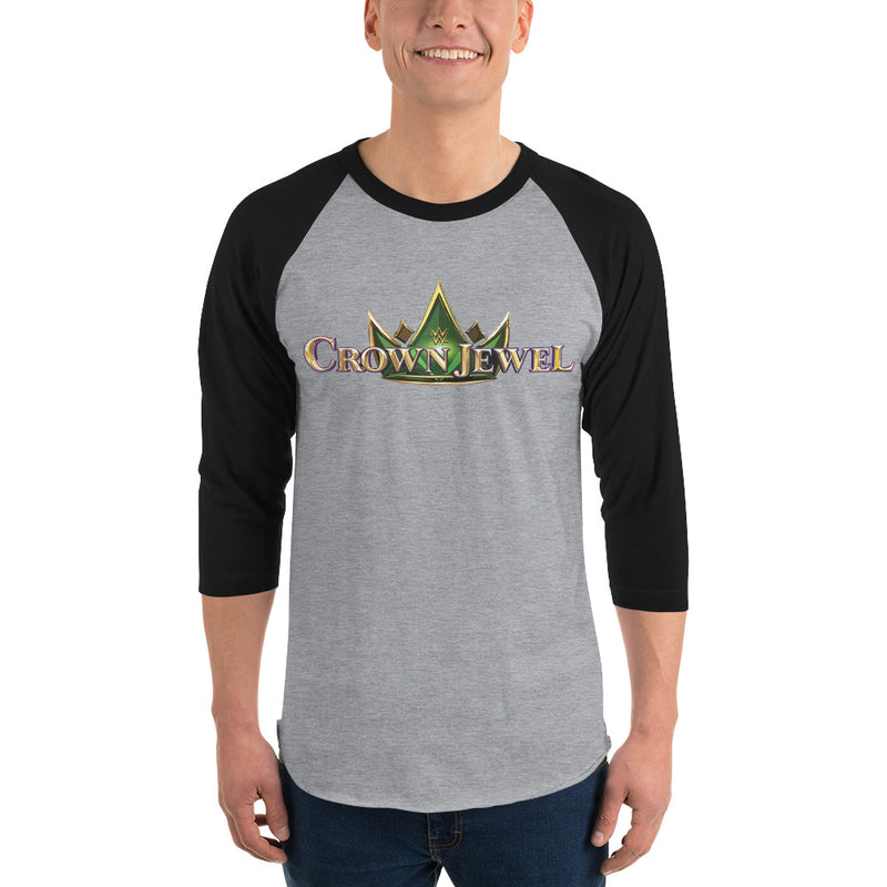 Crown Jewel Logo 3/4 Sleeve Raglan T-Shirt